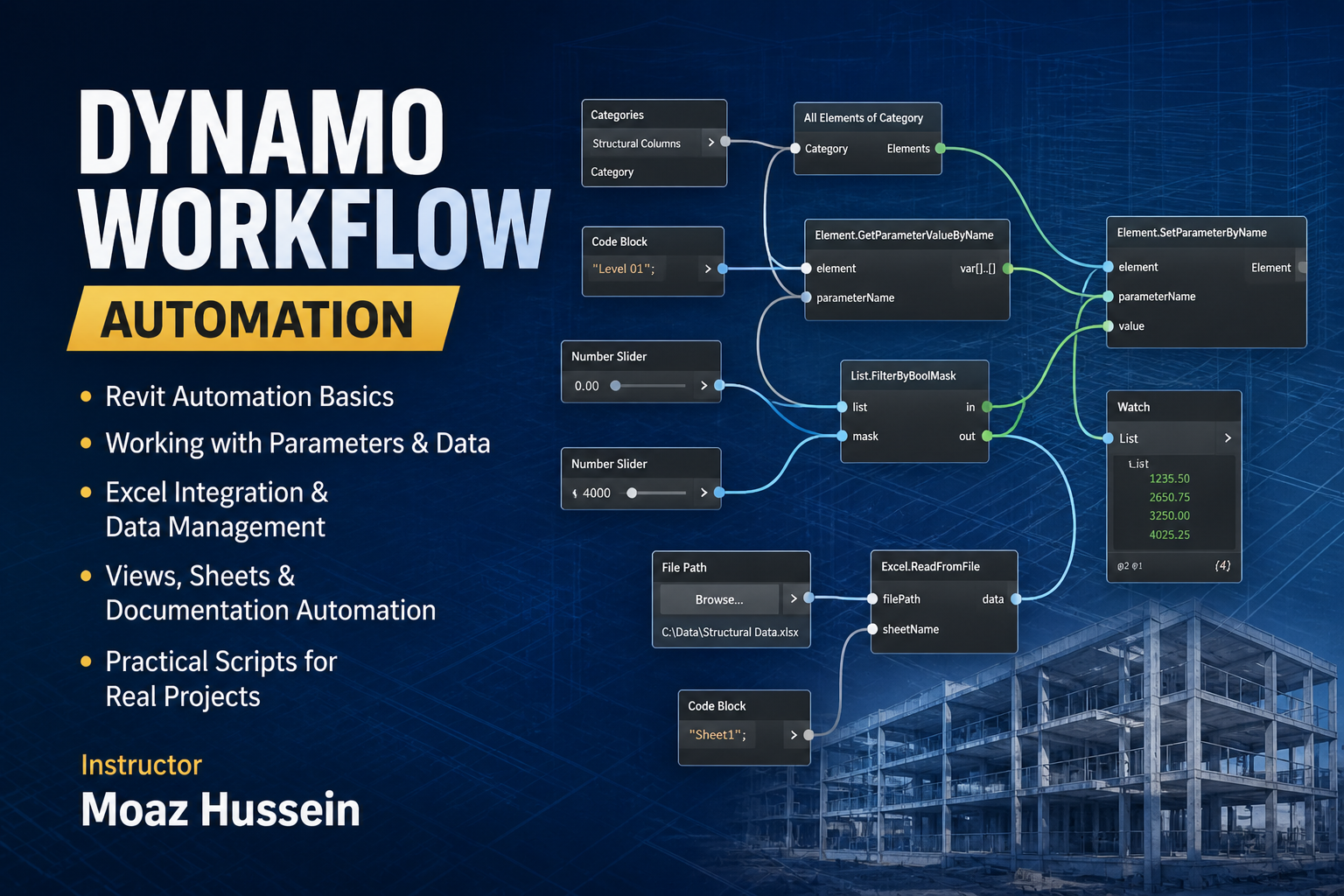 Dynamo for Revit Workflow Bonus